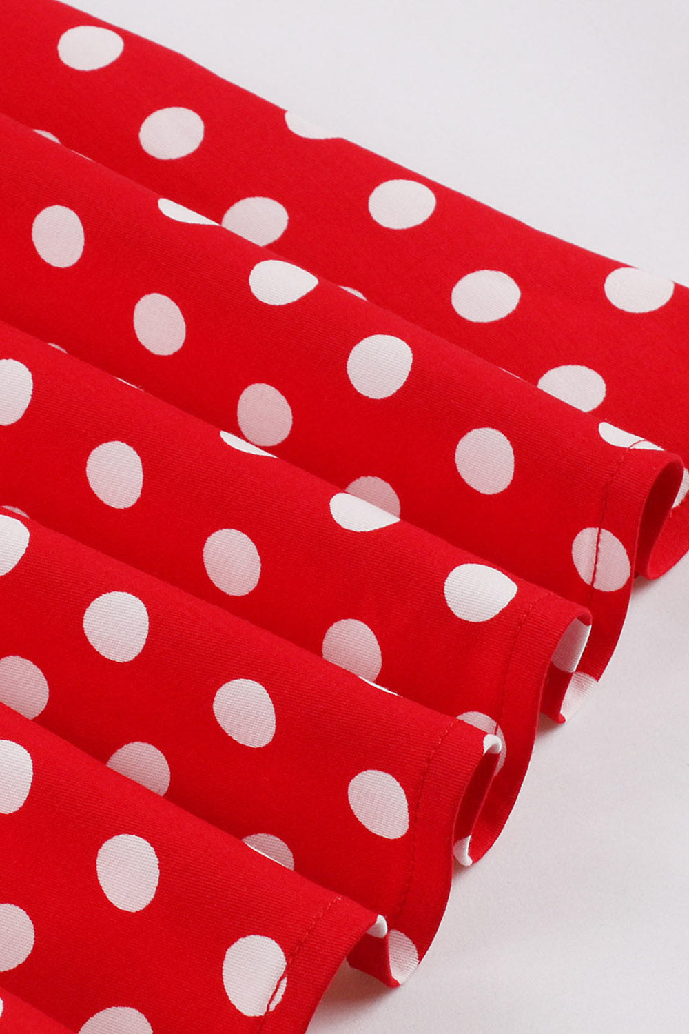 Robe noire à pois style années 50, A-ligne, manches courtes et ceinture