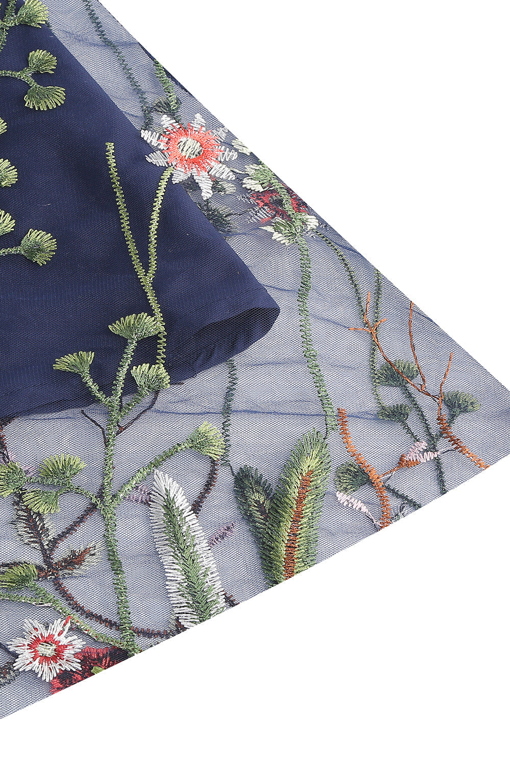 Robe abricot en tulle imprimé, A-ligne à manches courtes style années 50