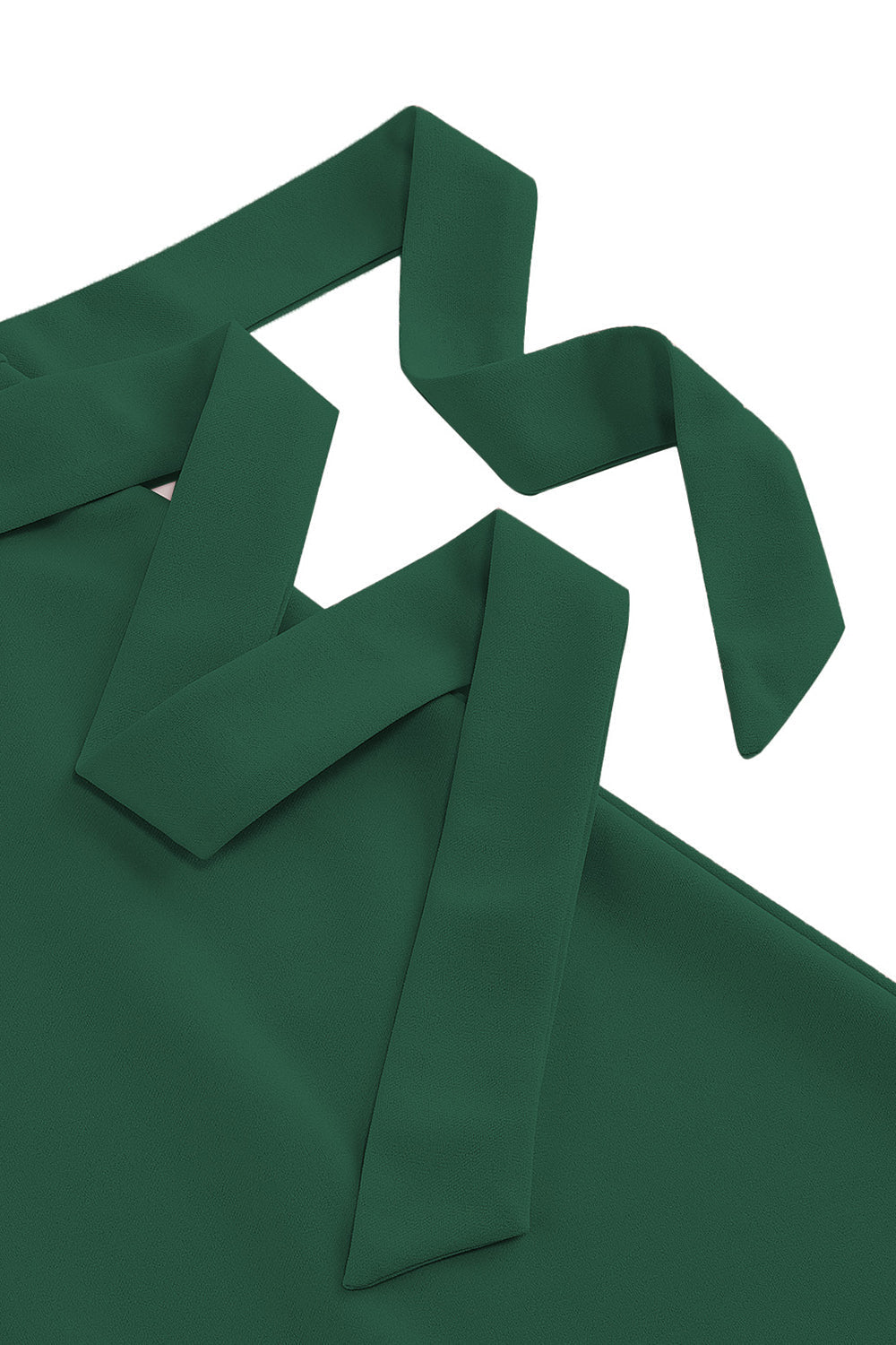 Robe midi abricot style années 50, A-ligne, col en V et demi-manches